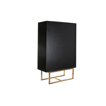 Schwarzer Metall Pappel Schrank 110x50x180cm - DKD Home Decor - homely Family Shop