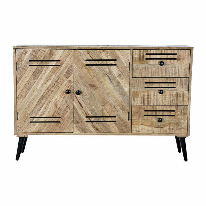 DKD Anrichte aus Mango-Holz und Metall in Schwarz mit Schubladen - homely Family Shop