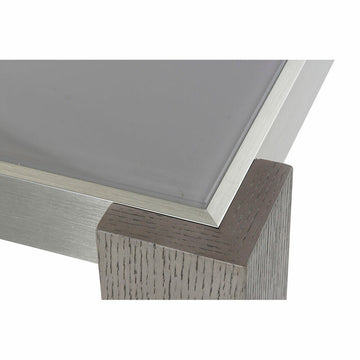 DKD Esstisch mit grauem Kristallglas und Aluminiumrahmen - homely Family Shop