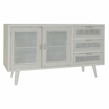 Weiße Anrichte aus Holz und MDF mit Schubladen und Türen - Homely Family Shop