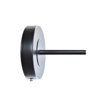Nahaufnahme der DKD Home Decor Deckenlampe aus Metall und Kristall. - homely Family Shop