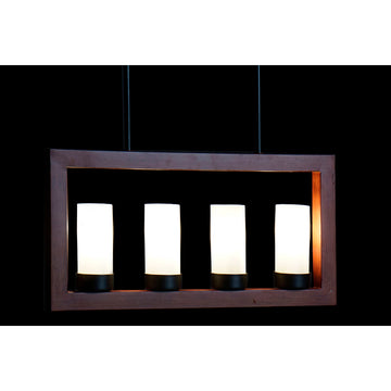 DKD Home Deko Deckenlampe mit braunem Aluminium und Kristall - homely Family Shop
