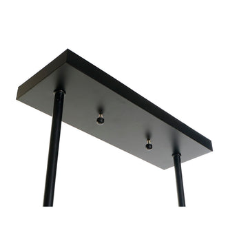 DKD Home Deckenlampe mit braunem Aluminium und Kristall - homely Family Shop