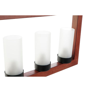 DKD Home Decor Deckenlampe mit Kristall Akzenten und Aluminium Rahmen - homely Family Shop