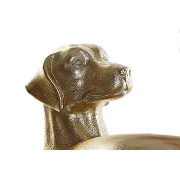 Goldene Hund Deko-Figur aus Harz im modernen Stil - homely Family Shop