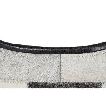 Nahaufnahme DKD Home Decor Esszimmerstuhl mit Leder, Beige Grau - homely Family Shop