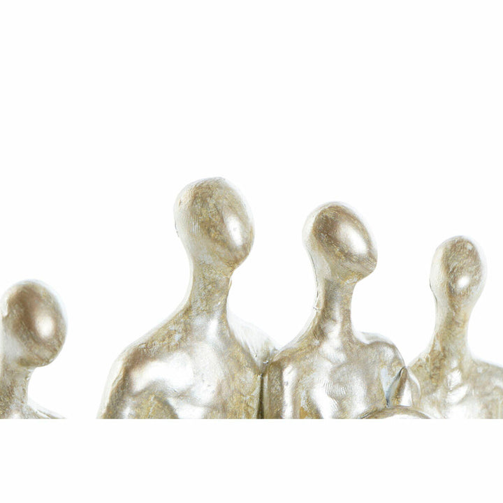 Goldene Deko-Figur einer Familie von DKD Home Decor, moderne Skulptur.