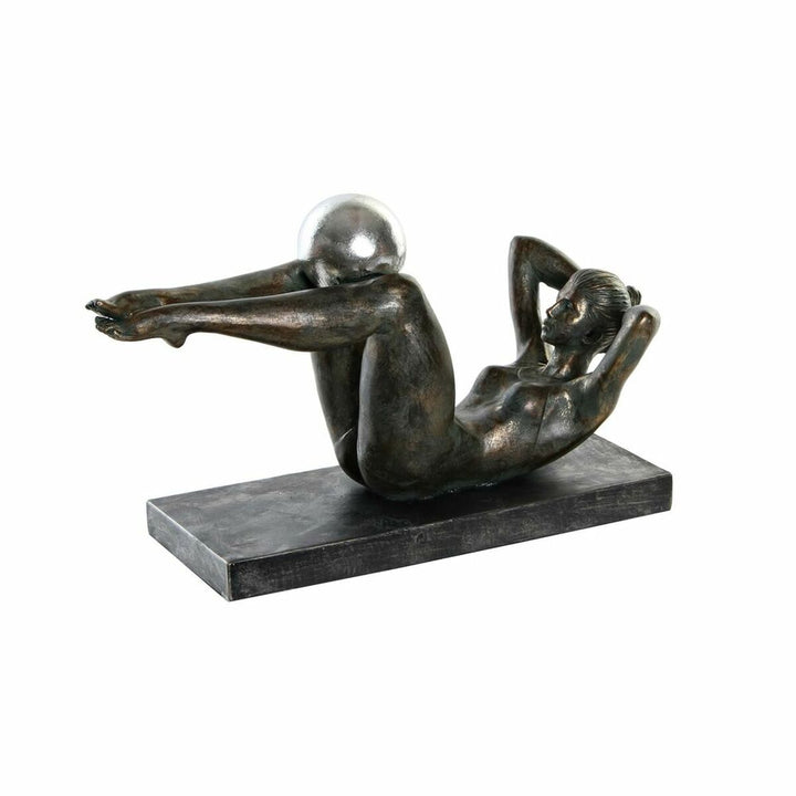 Kupferfarbene Harz Deko-Figur mit Yoga-Motiv, DKD Home Decor. - homely Family Shop