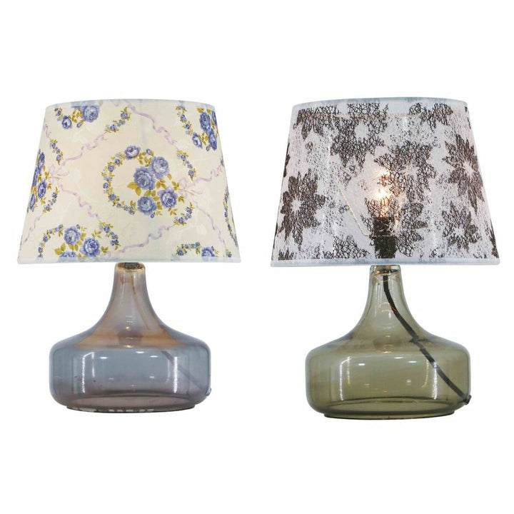 DKD Home Tischlampen mit Kristall und Stoffmuster - homely Family Shop