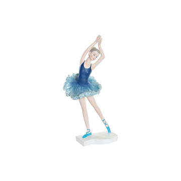 Blaue Ballett-Tänzerin Figur mit Tutu und Schuhen von DKD Home Decor - homely Family Shop