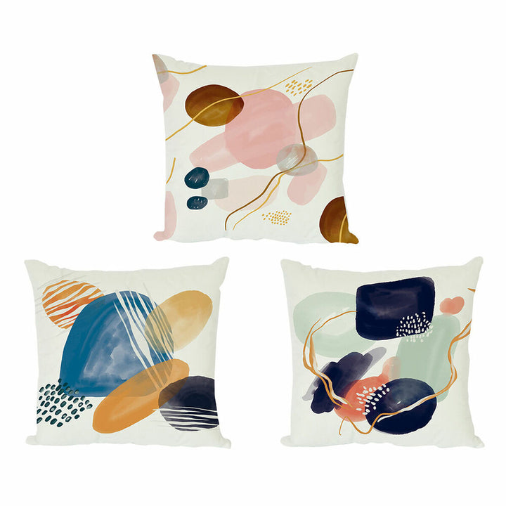 DKD Home Decor Kissen Set mit bunten, abstrakten und rechteckigen Mustern.