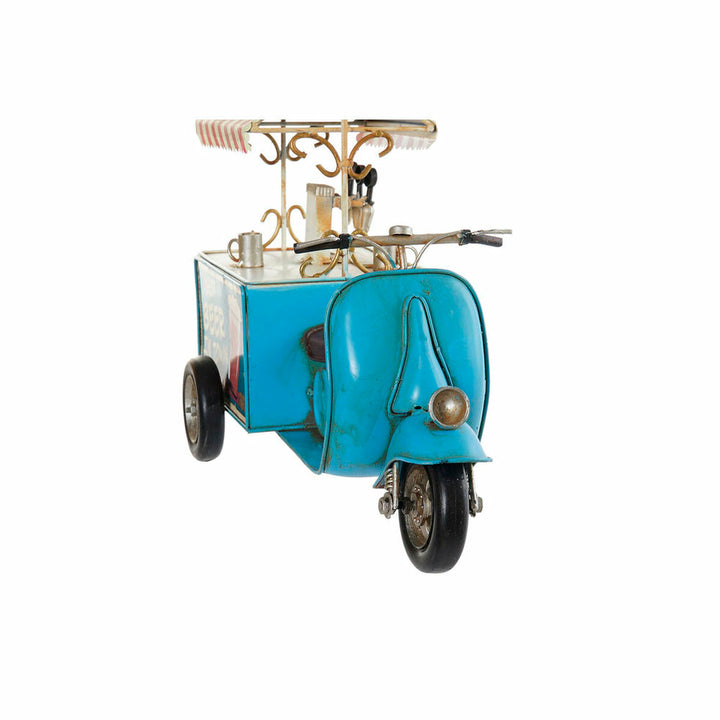 Blaue DKD Home Dekor Figur im Vintage Stil mit gelben Akzenten - homely Family Shop