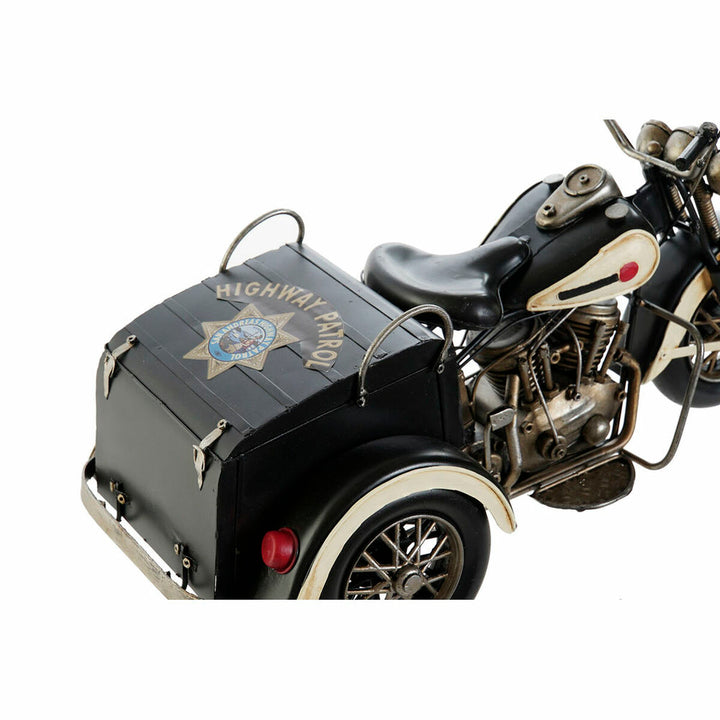 Vintage Motorrad Deko Figur mit Beiwagen im Detail - homely Family Shop