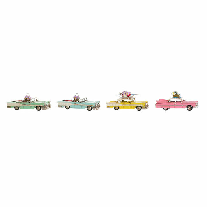 DKD Home Dekor Vintage Autos in Gelb, Blau, Grün und Rosa - Homely Family Shop