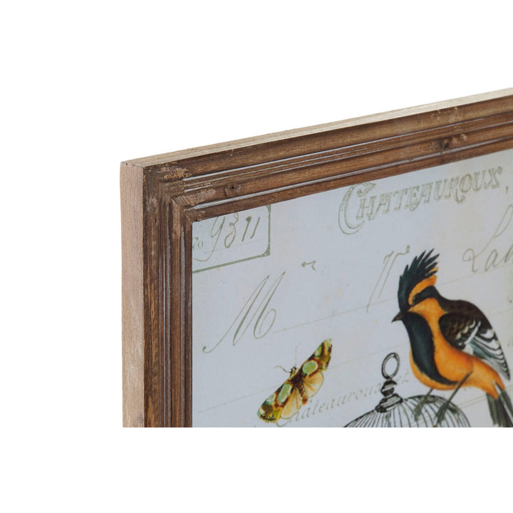 Dekorative Bild Käfig Vogel und Schmetterling im Shabby Chic Stil - homely Family Shop