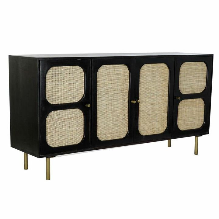 DKD Anrichte mit Rattan Details und Mango-Holz - homely Family Shop