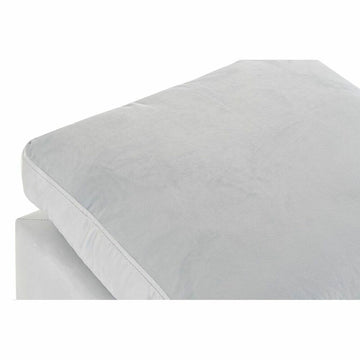 Nahaufnahme: DKD Home Decor Fußstütze aus Holz/Polyester, Celeste. - homely Family Shop