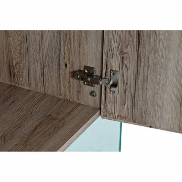 Detail der MDF Anrichte mit Holzfinish und Türbeschlag - homely Family Shop