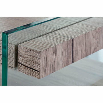 Detail der Anrichte mit MDF und Glasplatte - Homely Family Shop