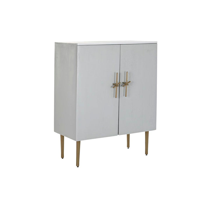 DKD Home Dekor Schrank aus Mango-Holz mit goldenen Eisen Details - homely Family Shop