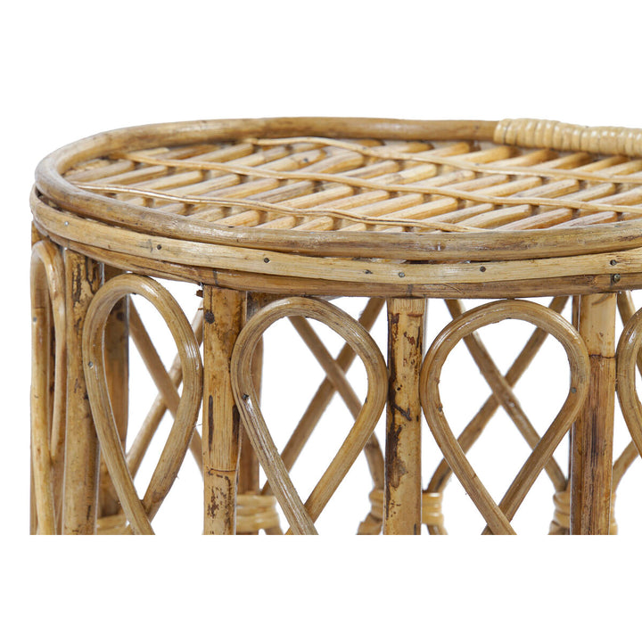 Detailansicht Korbtisch von DKD Home Dekor mit natürlichem Weben - homely Family Shop