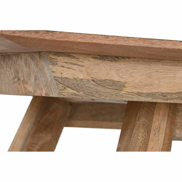 Nahaufnahme vom Mango Holz Esstisch mit natürlicher Maserung - homely Family Shop