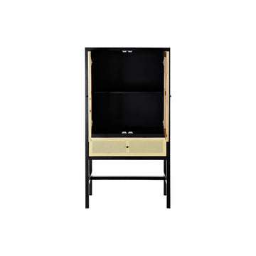 DKD Home Decor Schrank mit Holz und schwarzem Rahmen - homely Family Shop