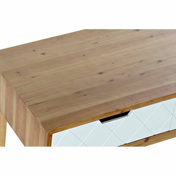 DKD Home Deko Tisch aus Tanne und Aluminium mit geometrischem Muster - homely Family Shop