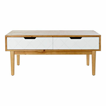 DKD Home Deko Tisch aus Tanne mit weißen Schubladen - homely Family Shop
