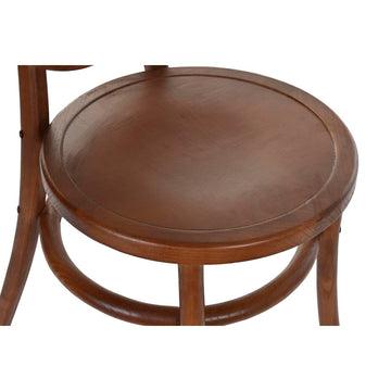DKD Home Decor Stuhl: Dunkelbraunes Ulmenholz und Rattan Sitz - homely Family Shop