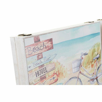 Dekorative Box mit Strandmotiv, aus Holz und MDF - DKD Home Decor - homely Family Shop