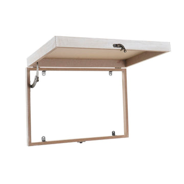 Geöffnete Deko-Box aus Holz MDF, weiß und gold - homely Family Shop