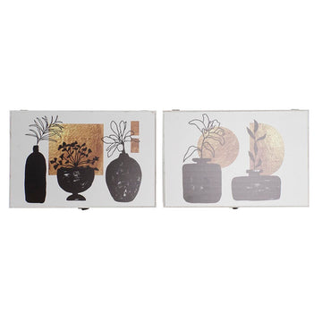 Dekorative Boxen mit modernen Vasen Designs in Gold. - homely Family Shop