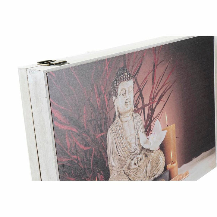 Dekorative Buddha-Box aus Holz von DKD Home Decor. Zähler-Design - homely Family Shop