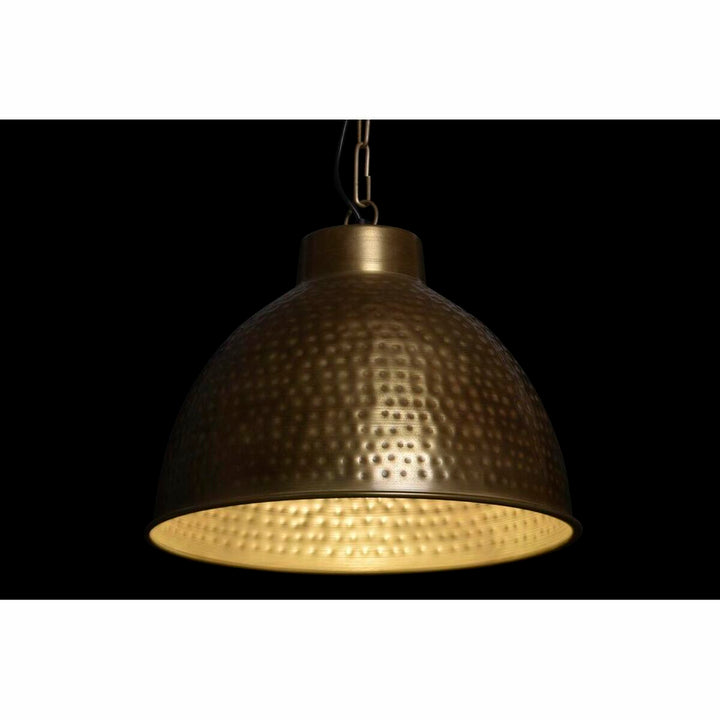 Goldene Metall Deckenlampe mit gehämmerter Textur - homely Family Shop