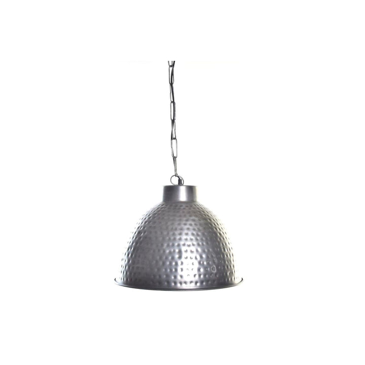 Silberne Deckenlampe mit gehämmerter Textur von DKD Home Decor - homely Family Shop
