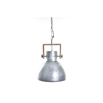 DKD Home Decor Deckenlampe aus Metall und Mangoholz in Silber und Braun - homely Family Shop