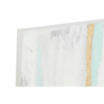 Modernes abstraktes Bild von DKD Home Decor mit weißen und goldenen Details - homely Family Shop