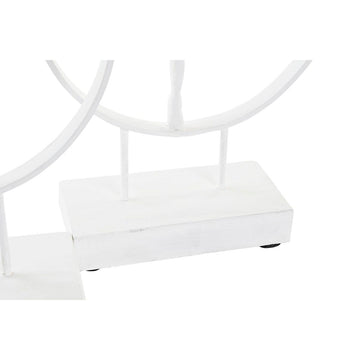 Weiße Ballett-Tänzerin Deko-Figur mit minimalistischem Design. Elegante Home Decor Artikel.