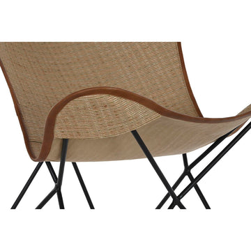DKD Stuhl mit Metall und Rattan Details - homely Family Shop