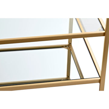 Goldene Tischdeko mit Spiegel und Metallrahmen - homely Family Shop
