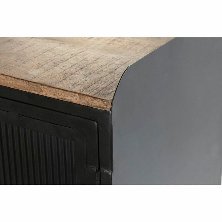 DKD Anrichte aus Mango-Holz und schwarzem Metall. - homely Family Shop