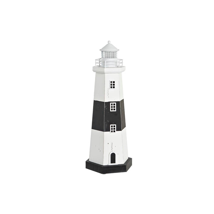 DKD Home Decor Leuchtturm aus Holz mit Beleuchtung - homely Family Shop