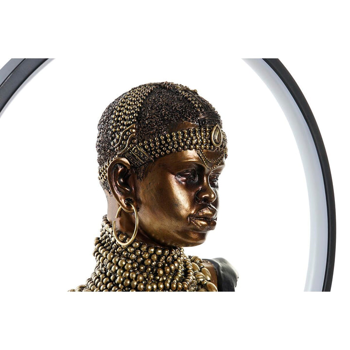DKD Home Deko: Afrikanische Harzfigur mit feinen Schmuckdetails - homely Family Shop