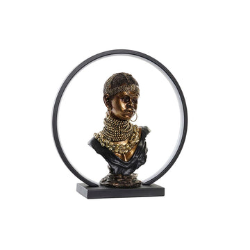 DKD Home Decor Afrikanerin Harz Skulptur mit Schmuck Details - homely Family Shop