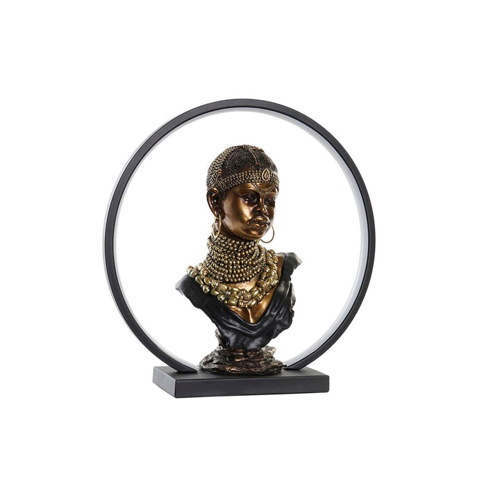 DKD Home Decor Afrikanerin Harz Skulptur mit Schmuck Details - homely Family Shop