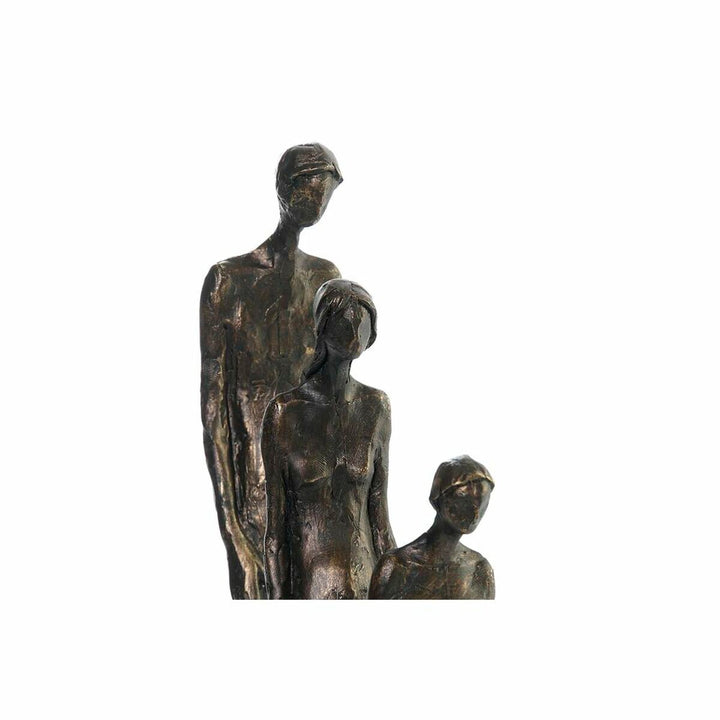 Kupfer Deko-Figur einer Familie, DKD Home Decor. Stilisiertes Design mit warmer Kupferfarbe.