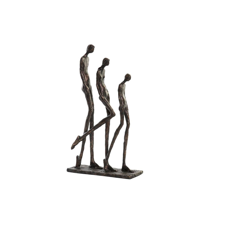 Kupfer Deko-Figur Familie von DKD Home Decor, 23x8,5x39 cm. Abstrakte Kunst für Ihr Zuhause.