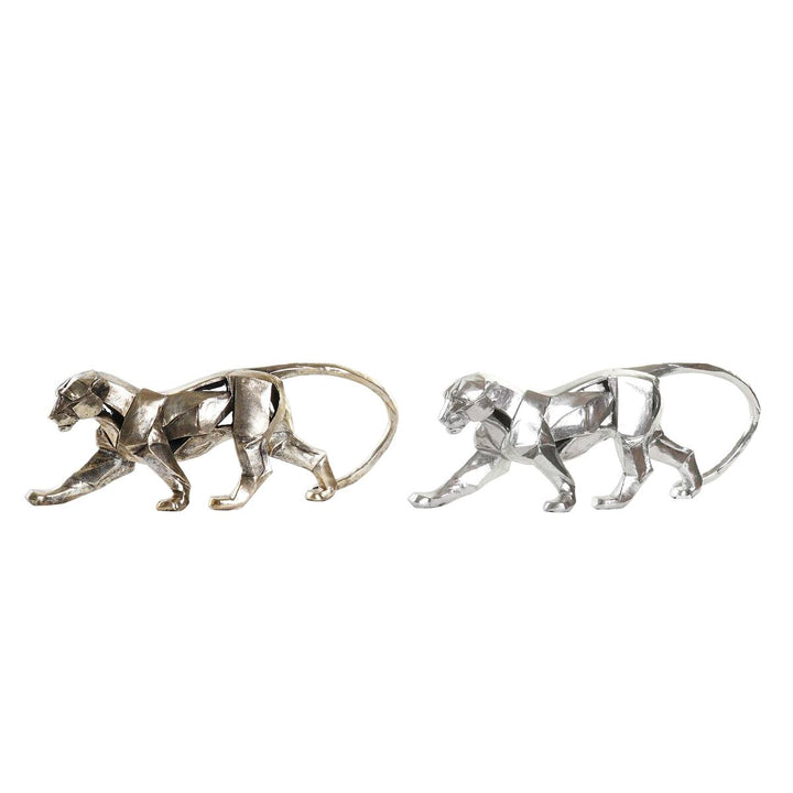 Silberne & goldene Panther Deko-Figuren. Moderne Deko für Zuhause, DKD Home Decor.