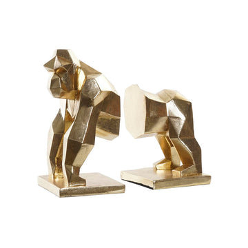 DKD Home Deko Gorilla Buchstützen aus Harz im Kolonialstil - Homely Family Shop